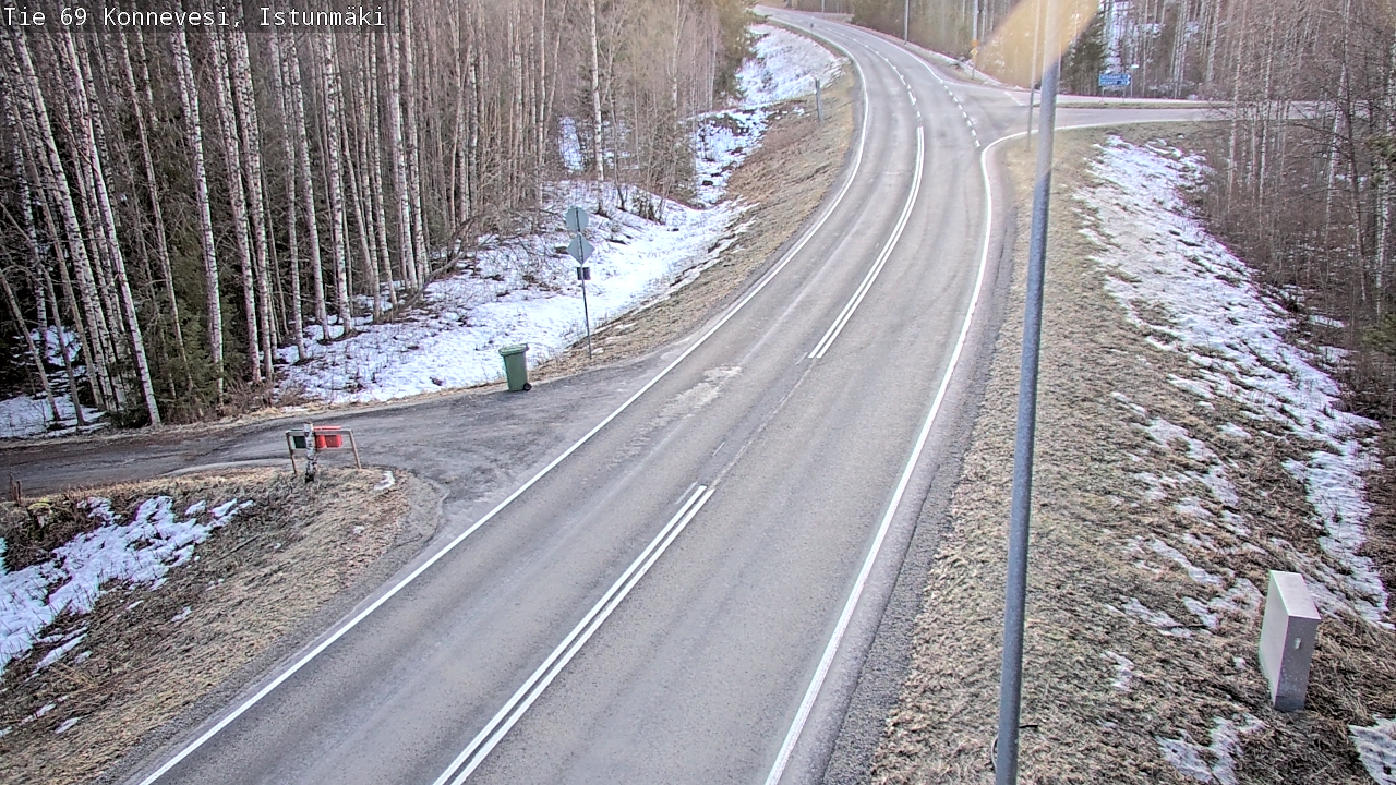 Weather Camera Image Road 69 Konnevesi, Istunmäki, Konnevesi, Keski-Suomi