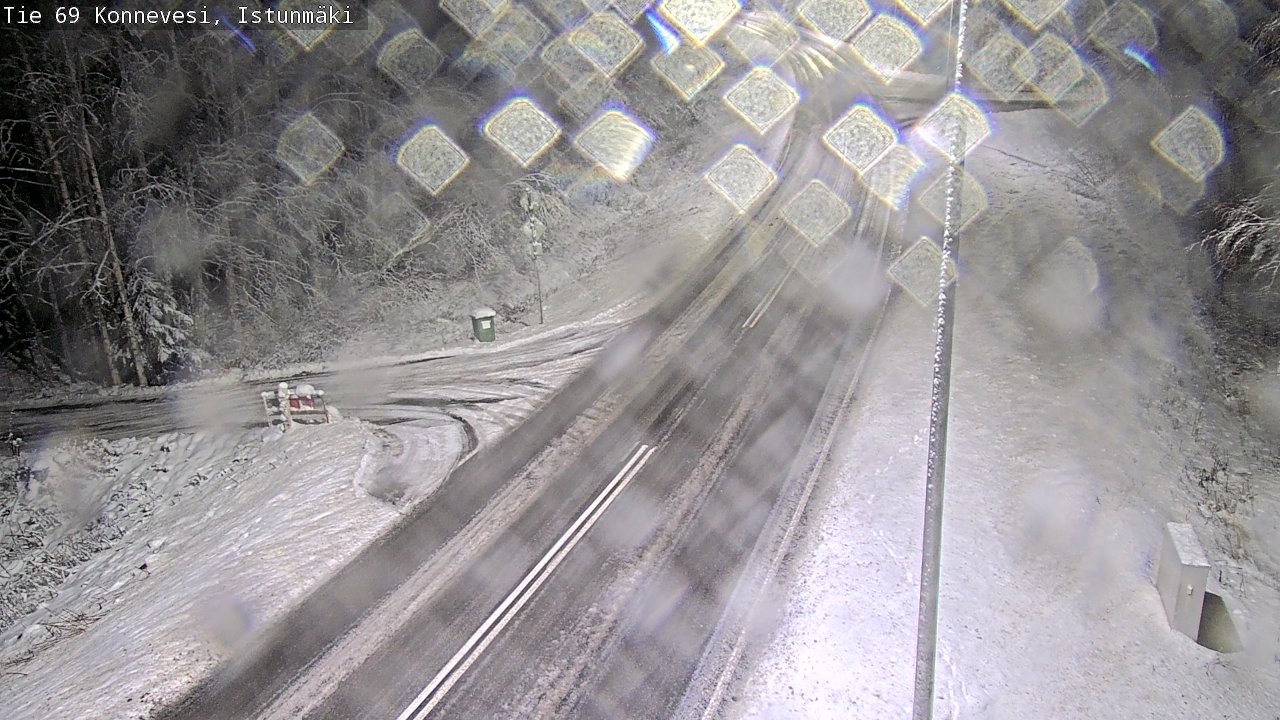 Weather Camera Image Väg 69 Konnevesi, Istunmäki, Konnevesi, Keski-Suomi