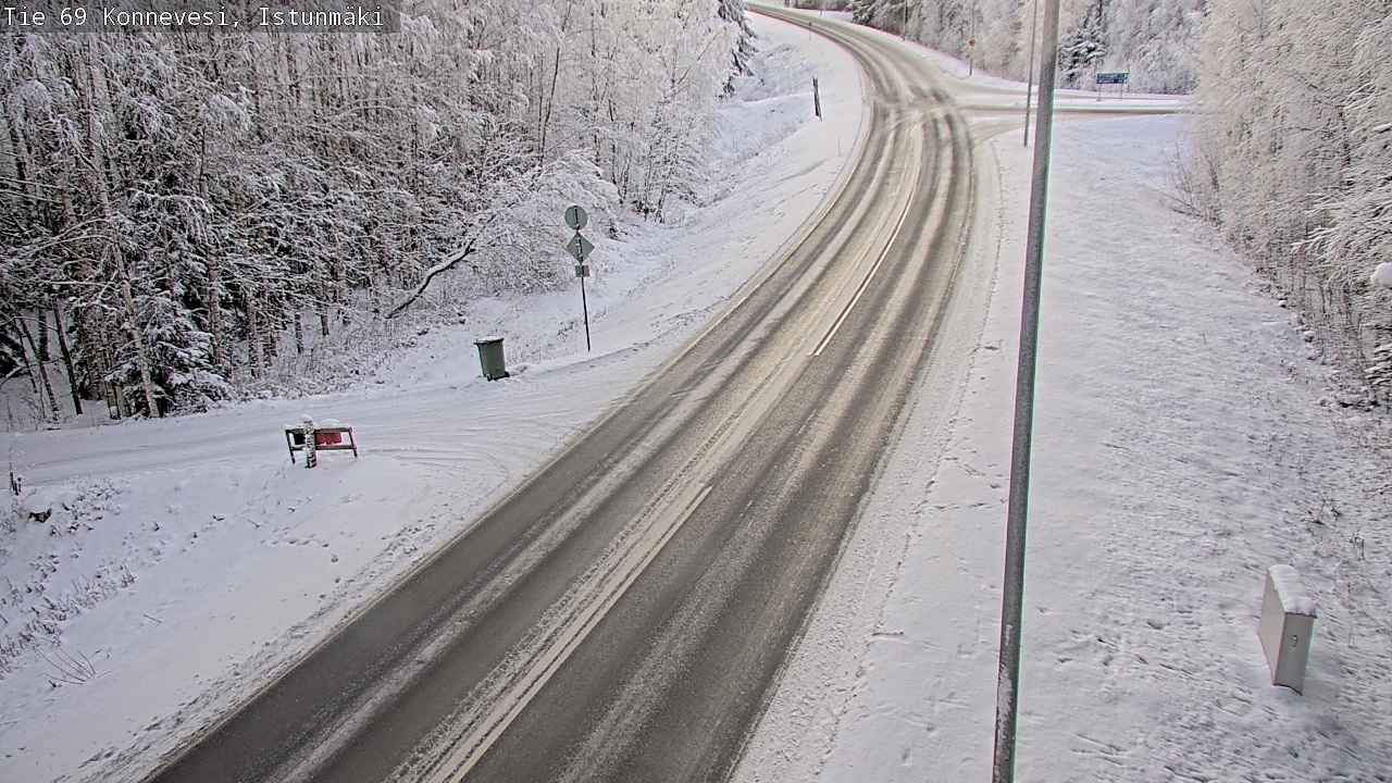Weather Camera Image Road 69 Konnevesi, Istunmäki, Konnevesi, Keski-Suomi
