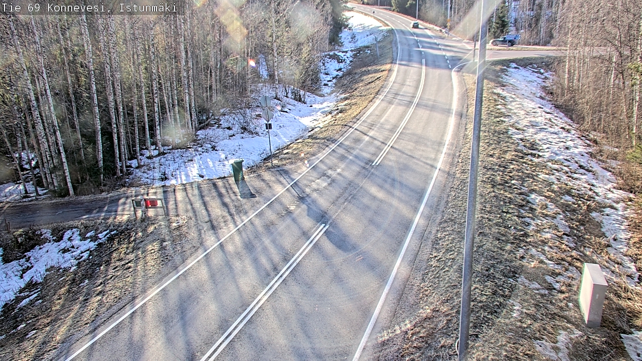 Weather Camera Image Väg 69 Konnevesi, Istunmäki, Konnevesi, Keski-Suomi