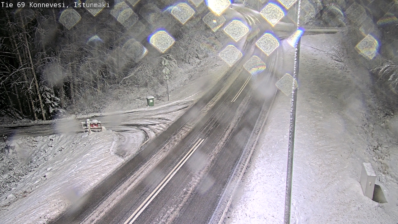 Weather Camera Image Väg 69 Konnevesi, Istunmäki, Konnevesi, Keski-Suomi