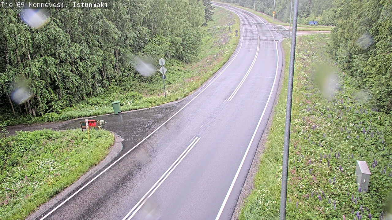 Weather Camera Image Road 69 Konnevesi, Istunmäki, Konnevesi, Keski-Suomi
