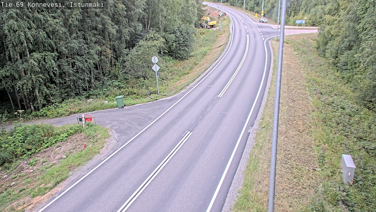 Weather Camera Image Road 69 Konnevesi, Istunmäki, Konnevesi, Keski-Suomi