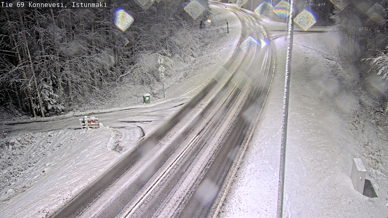 Weather Camera Image Väg 69 Konnevesi, Istunmäki, Konnevesi, Keski-Suomi