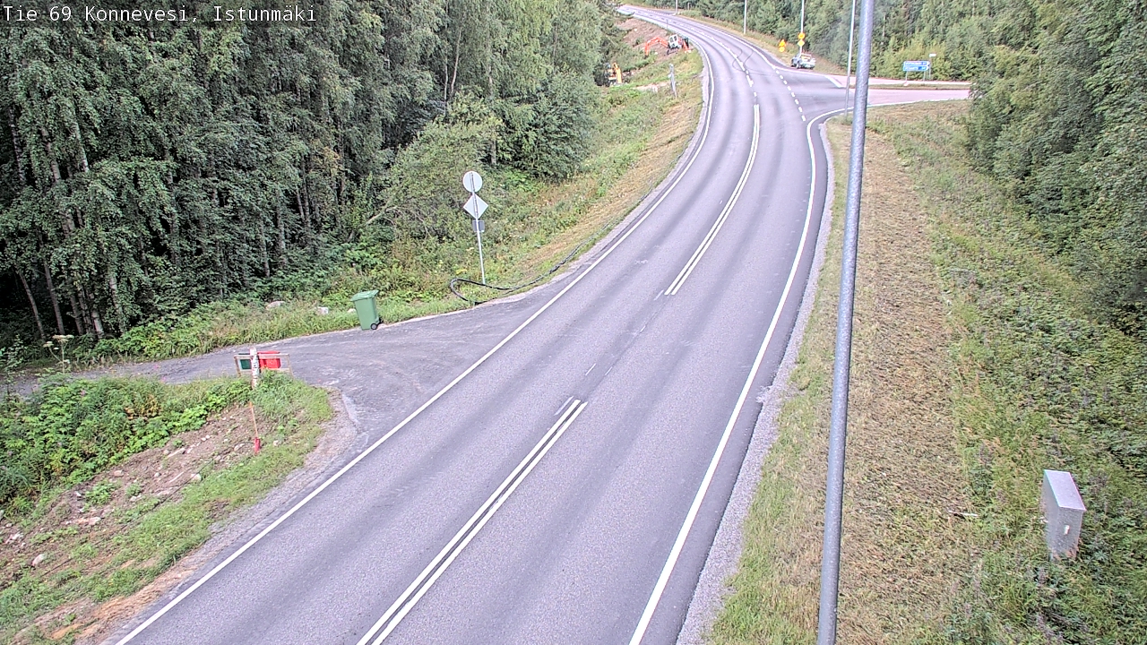 Weather Camera Image Road 69 Konnevesi, Istunmäki, Konnevesi, Keski-Suomi