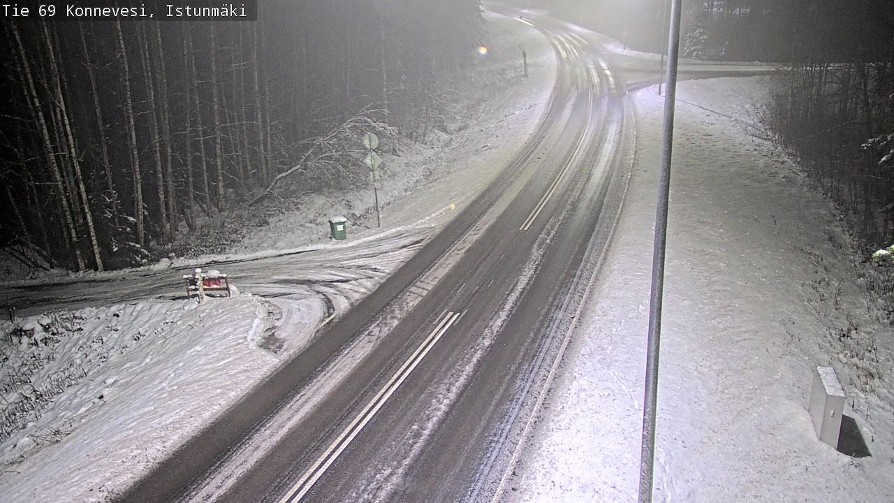 Weather Camera Image Väg 69 Konnevesi, Istunmäki, Konnevesi, Keski-Suomi