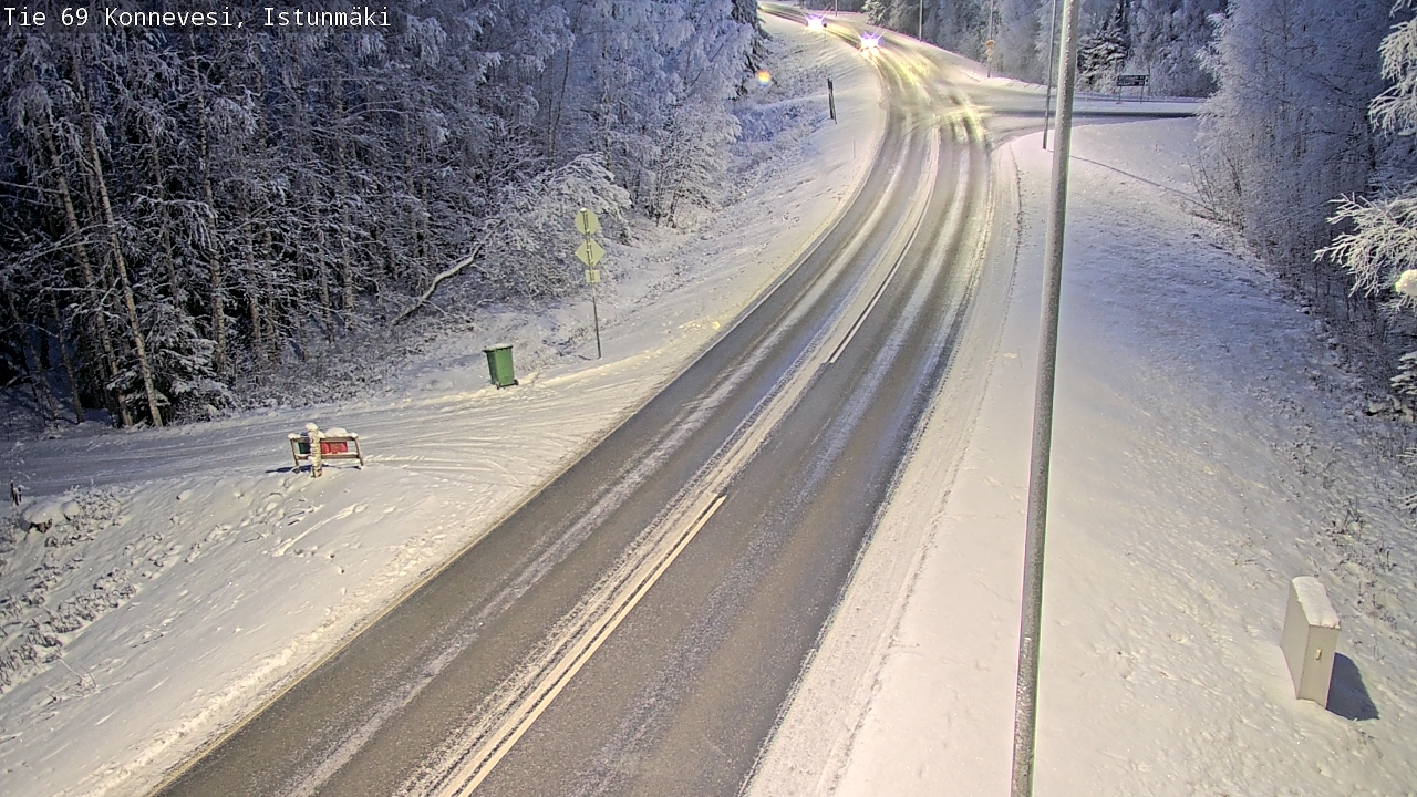 Weather Camera Image Road 69 Konnevesi, Istunmäki, Konnevesi, Keski-Suomi