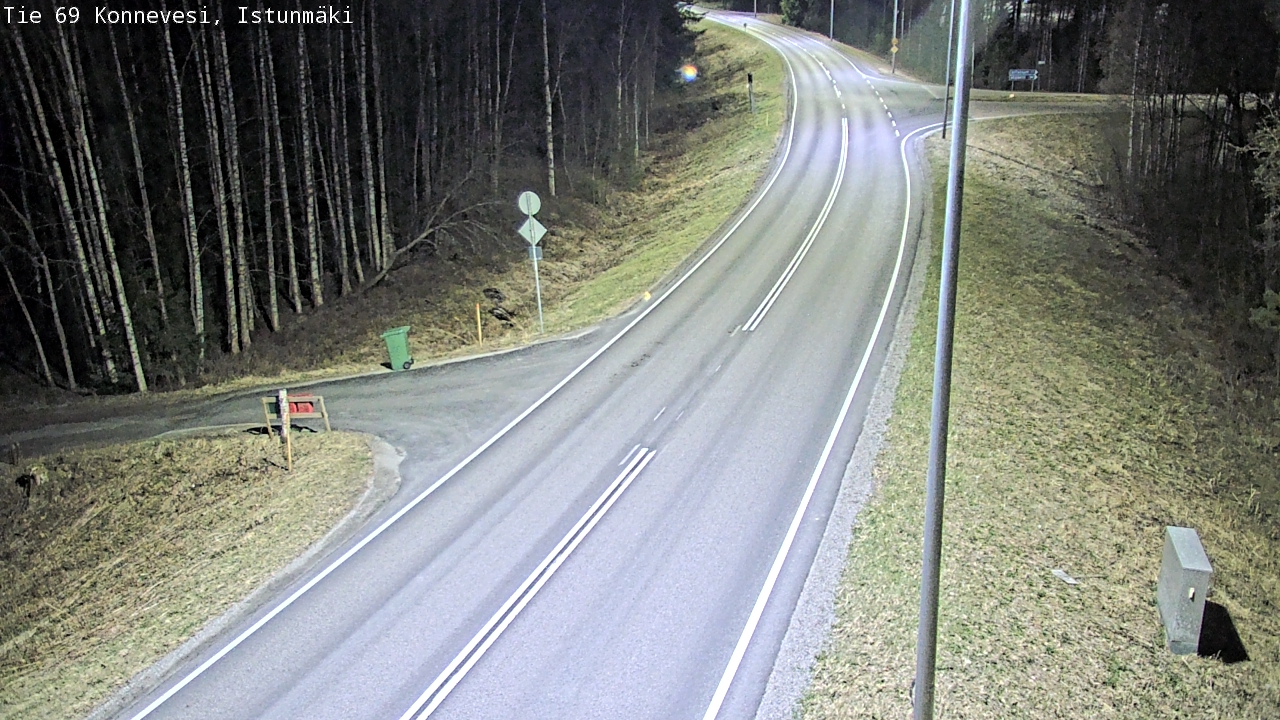 Weather Camera Image Road 69 Konnevesi, Istunmäki, Konnevesi, Keski-Suomi