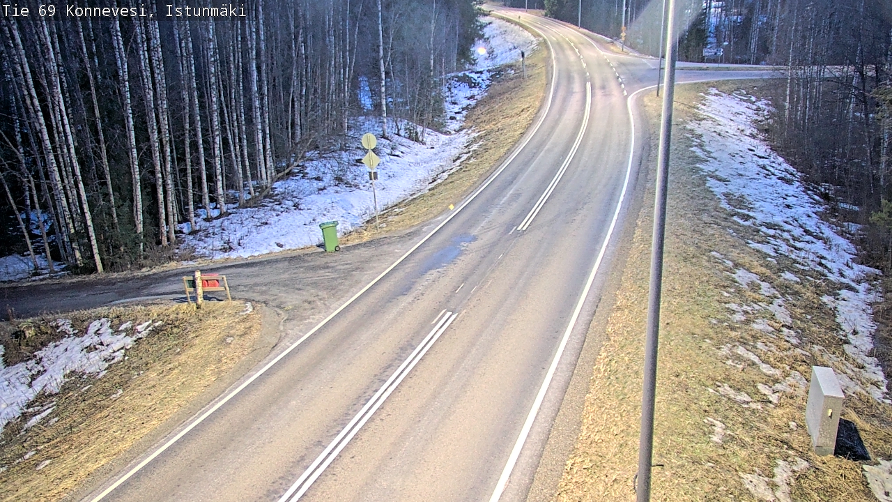 Weather Camera Image Road 69 Konnevesi, Istunmäki, Konnevesi, Keski-Suomi