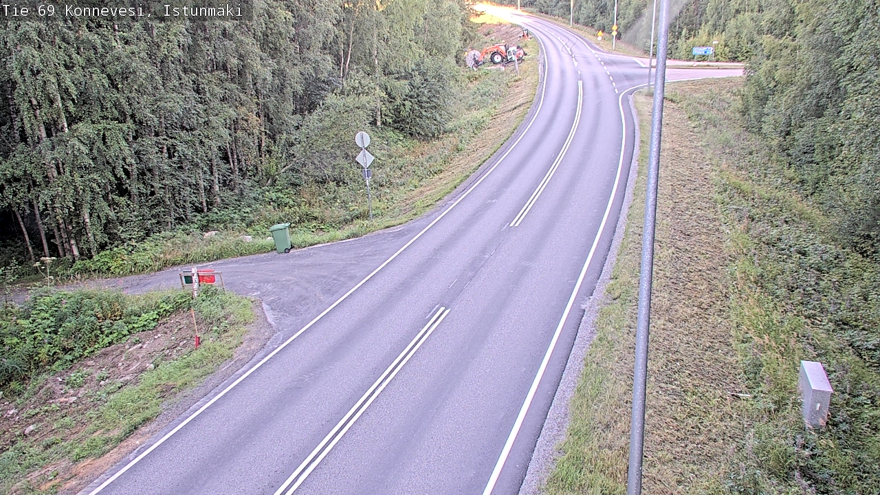 Weather Camera Image Road 69 Konnevesi, Istunmäki, Konnevesi, Keski-Suomi