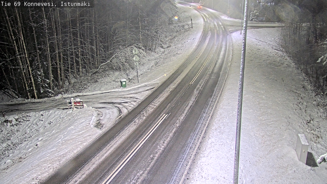 Weather Camera Image Väg 69 Konnevesi, Istunmäki, Konnevesi, Keski-Suomi
