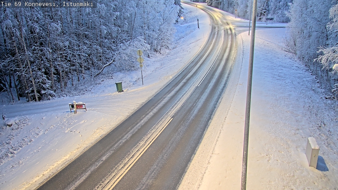 Weather Camera Image Road 69 Konnevesi, Istunmäki, Konnevesi, Keski-Suomi