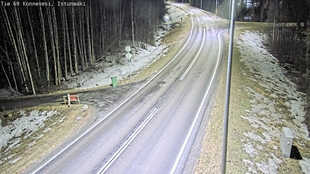 Weather Camera Image Väg 69 Konnevesi, Istunmäki, Konnevesi, Keski-Suomi