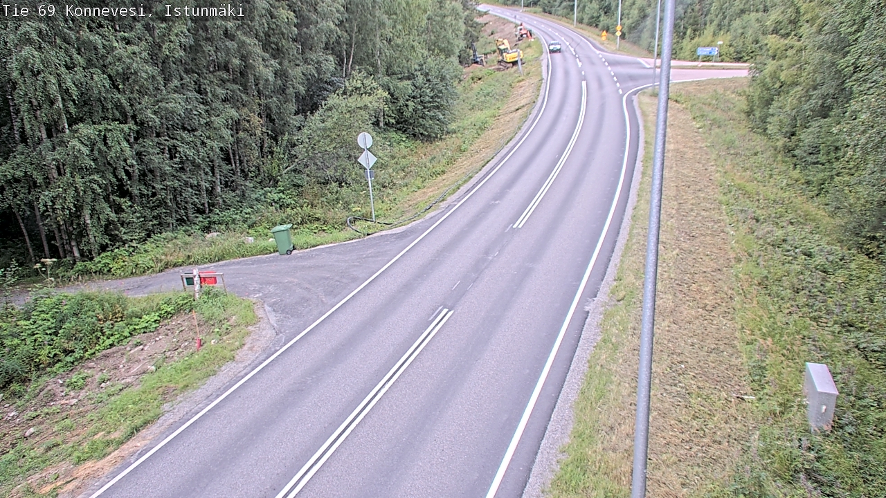 Weather Camera Image Road 69 Konnevesi, Istunmäki, Konnevesi, Keski-Suomi