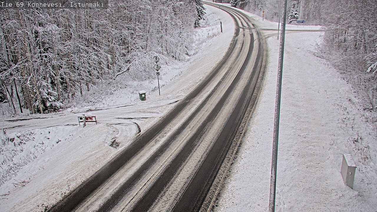 Weather Camera Image Väg 69 Konnevesi, Istunmäki, Konnevesi, Keski-Suomi