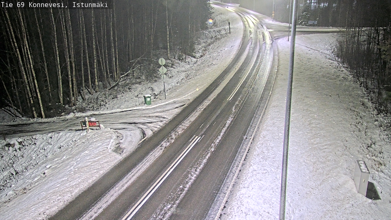 Weather Camera Image Väg 69 Konnevesi, Istunmäki, Konnevesi, Keski-Suomi