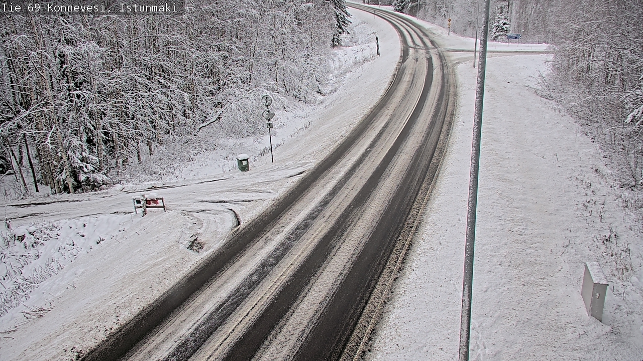 Weather Camera Image Väg 69 Konnevesi, Istunmäki, Konnevesi, Keski-Suomi