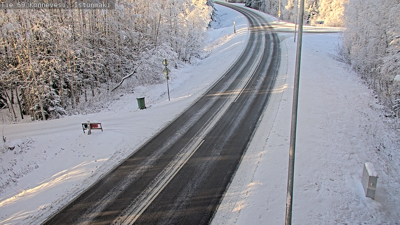 Weather Camera Image Road 69 Konnevesi, Istunmäki, Konnevesi, Keski-Suomi
