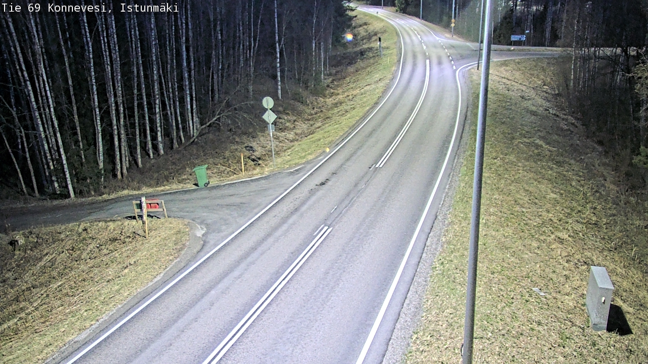 Weather Camera Image Väg 69 Konnevesi, Istunmäki, Konnevesi, Keski-Suomi