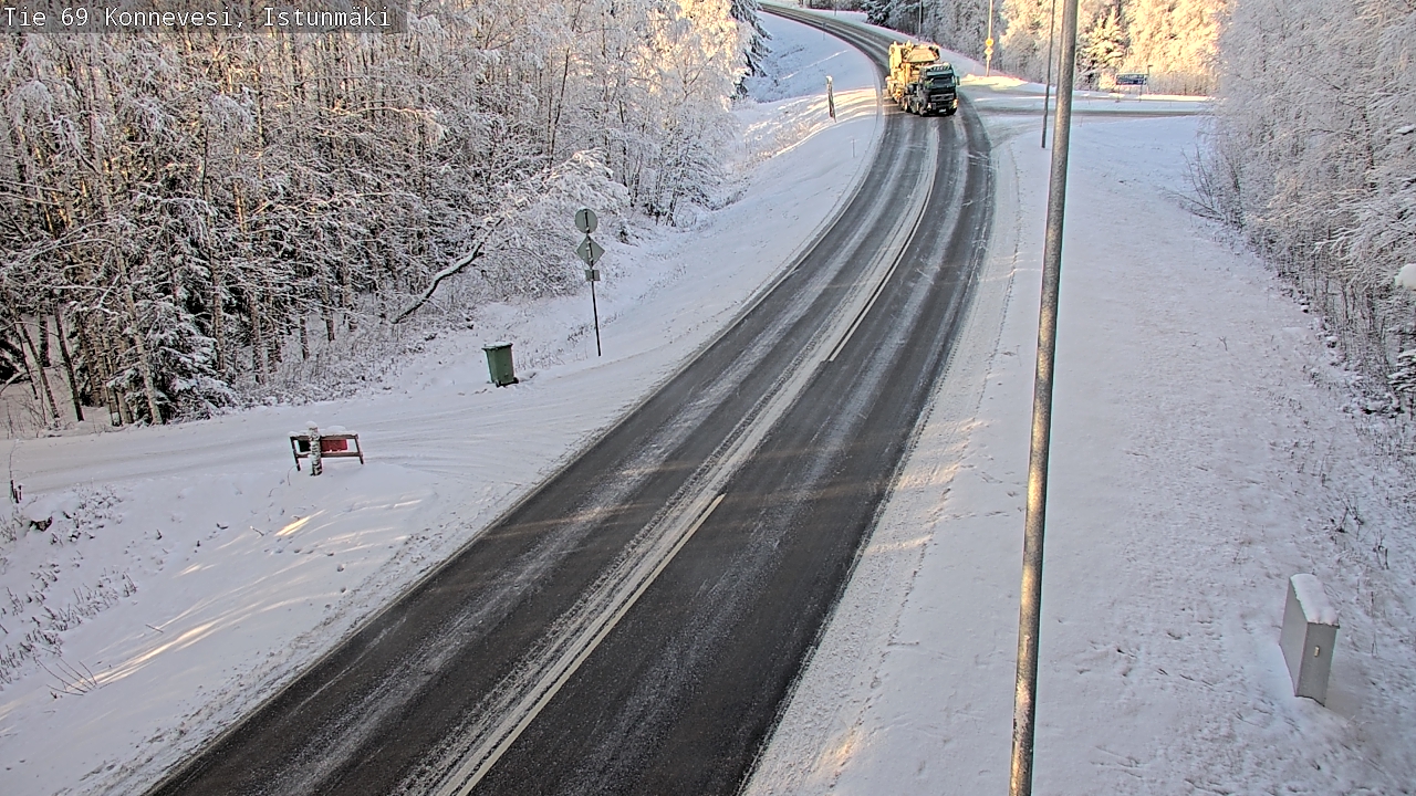 Weather Camera Image Road 69 Konnevesi, Istunmäki, Konnevesi, Keski-Suomi