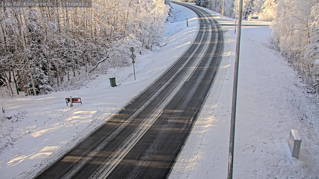 Weather Camera Image Road 69 Konnevesi, Istunmäki, Konnevesi, Keski-Suomi