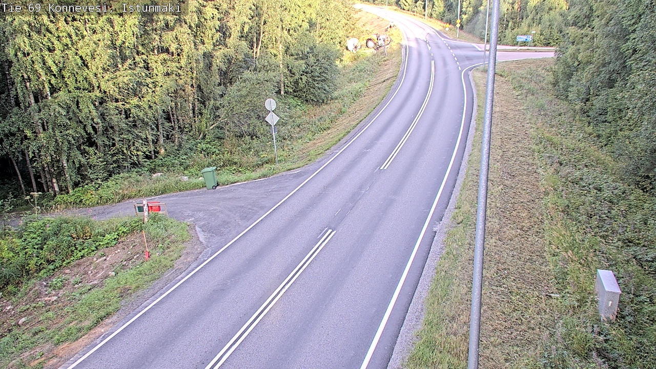 Weather Camera Image Road 69 Konnevesi, Istunmäki, Konnevesi, Keski-Suomi