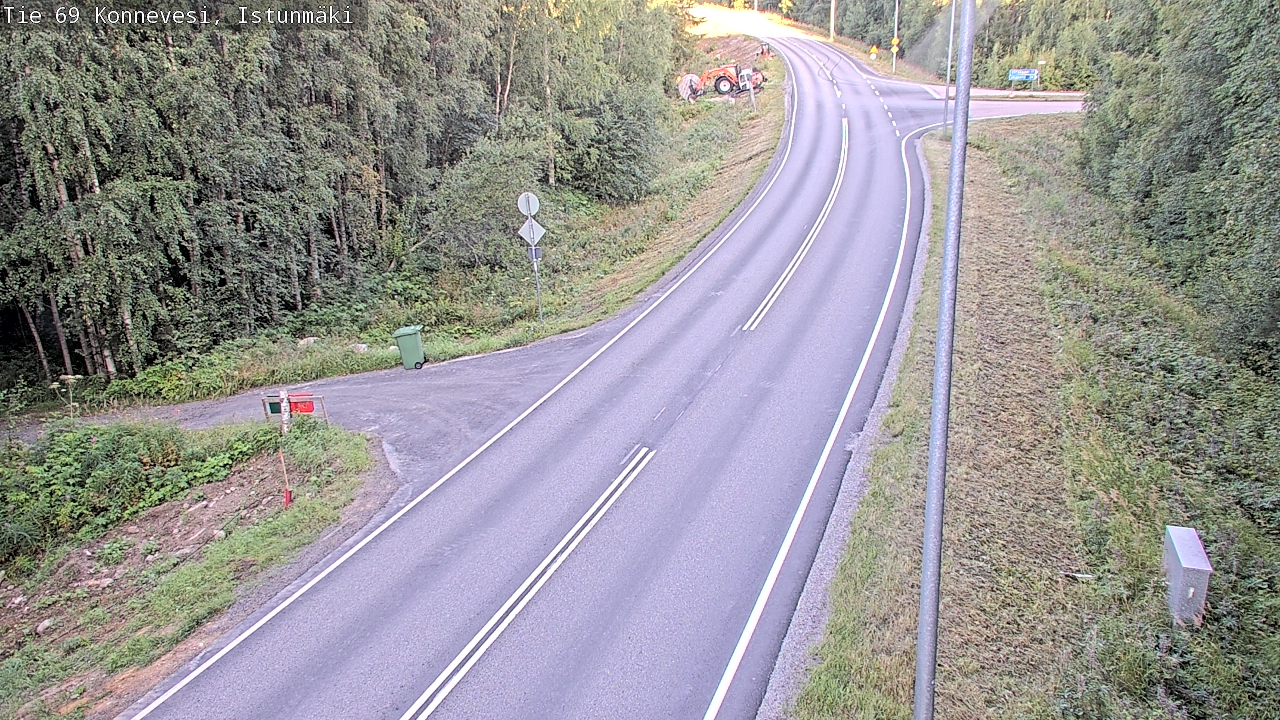 Weather Camera Image Road 69 Konnevesi, Istunmäki, Konnevesi, Keski-Suomi