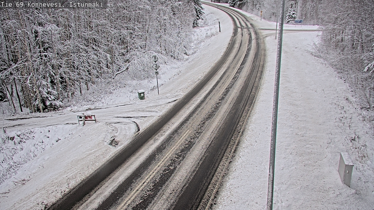 Weather Camera Image Väg 69 Konnevesi, Istunmäki, Konnevesi, Keski-Suomi