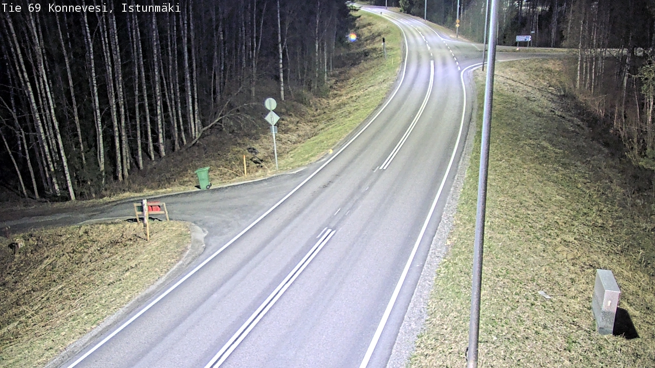 Weather Camera Image Road 69 Konnevesi, Istunmäki, Konnevesi, Keski-Suomi