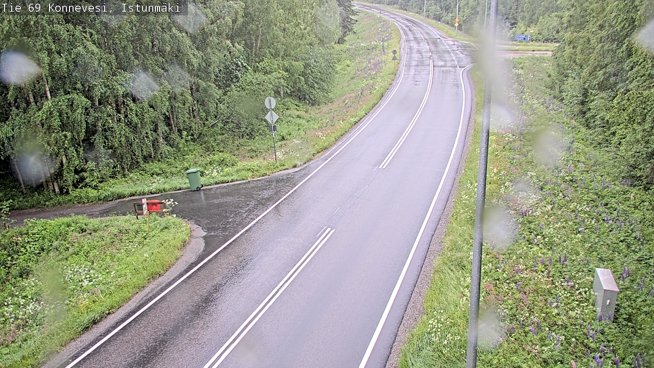 Weather Camera Image Road 69 Konnevesi, Istunmäki, Konnevesi, Keski-Suomi