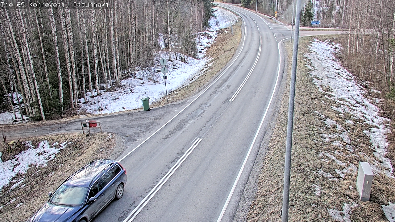 Weather Camera Image Väg 69 Konnevesi, Istunmäki, Konnevesi, Keski-Suomi