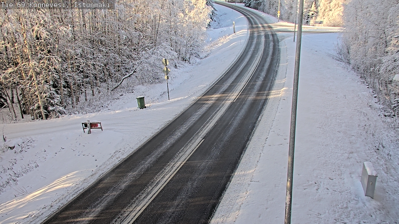 Weather Camera Image Road 69 Konnevesi, Istunmäki, Konnevesi, Keski-Suomi