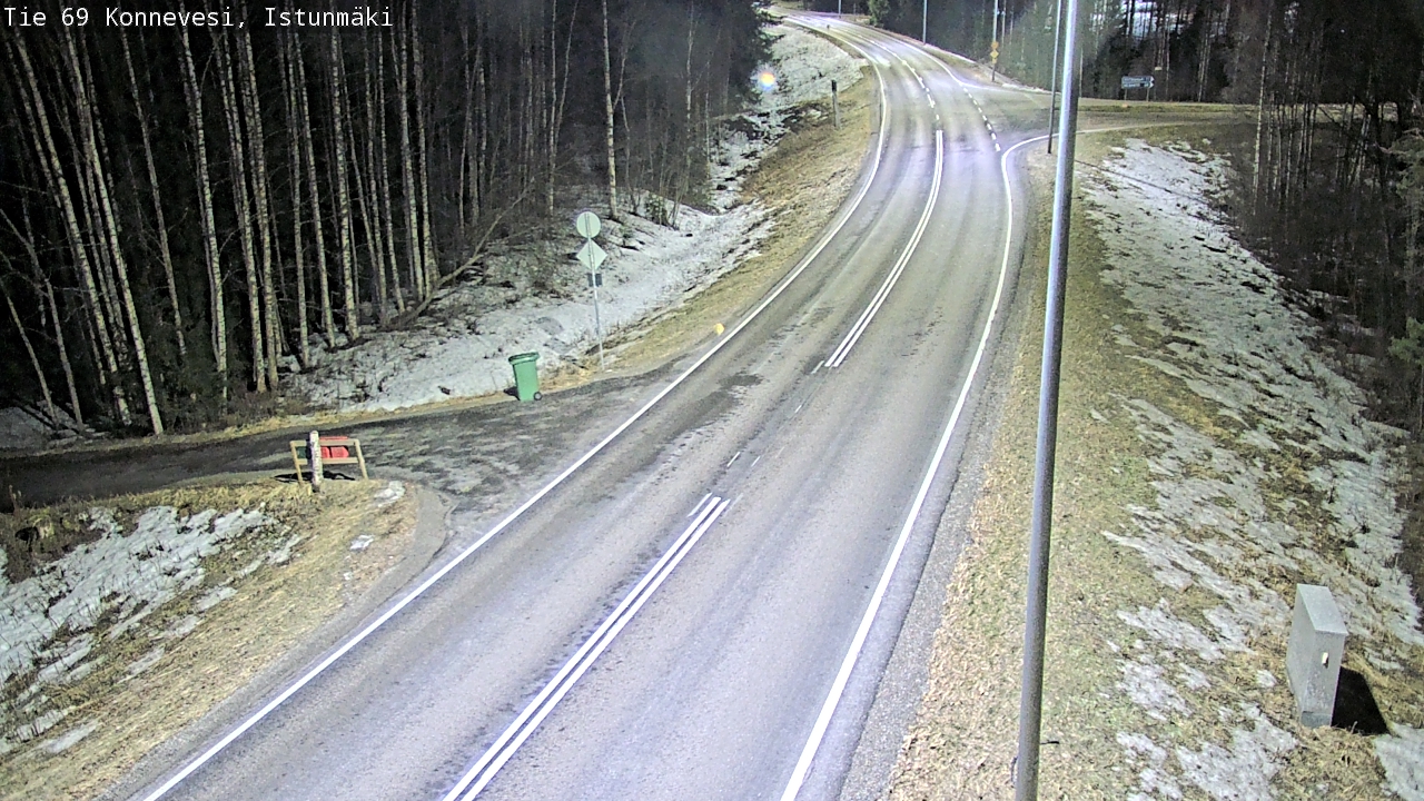 Weather Camera Image Väg 69 Konnevesi, Istunmäki, Konnevesi, Keski-Suomi