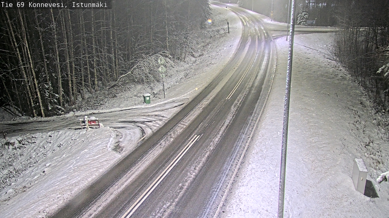 Weather Camera Image Väg 69 Konnevesi, Istunmäki, Konnevesi, Keski-Suomi