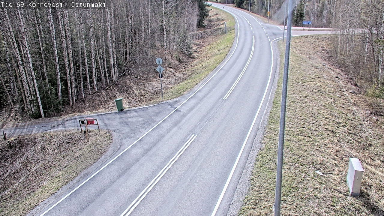 Weather Camera Image Väg 69 Konnevesi, Istunmäki, Konnevesi, Keski-Suomi