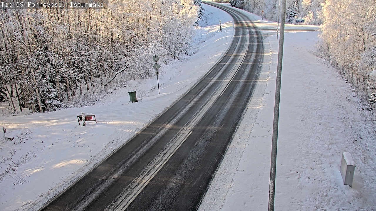 Weather Camera Image Road 69 Konnevesi, Istunmäki, Konnevesi, Keski-Suomi