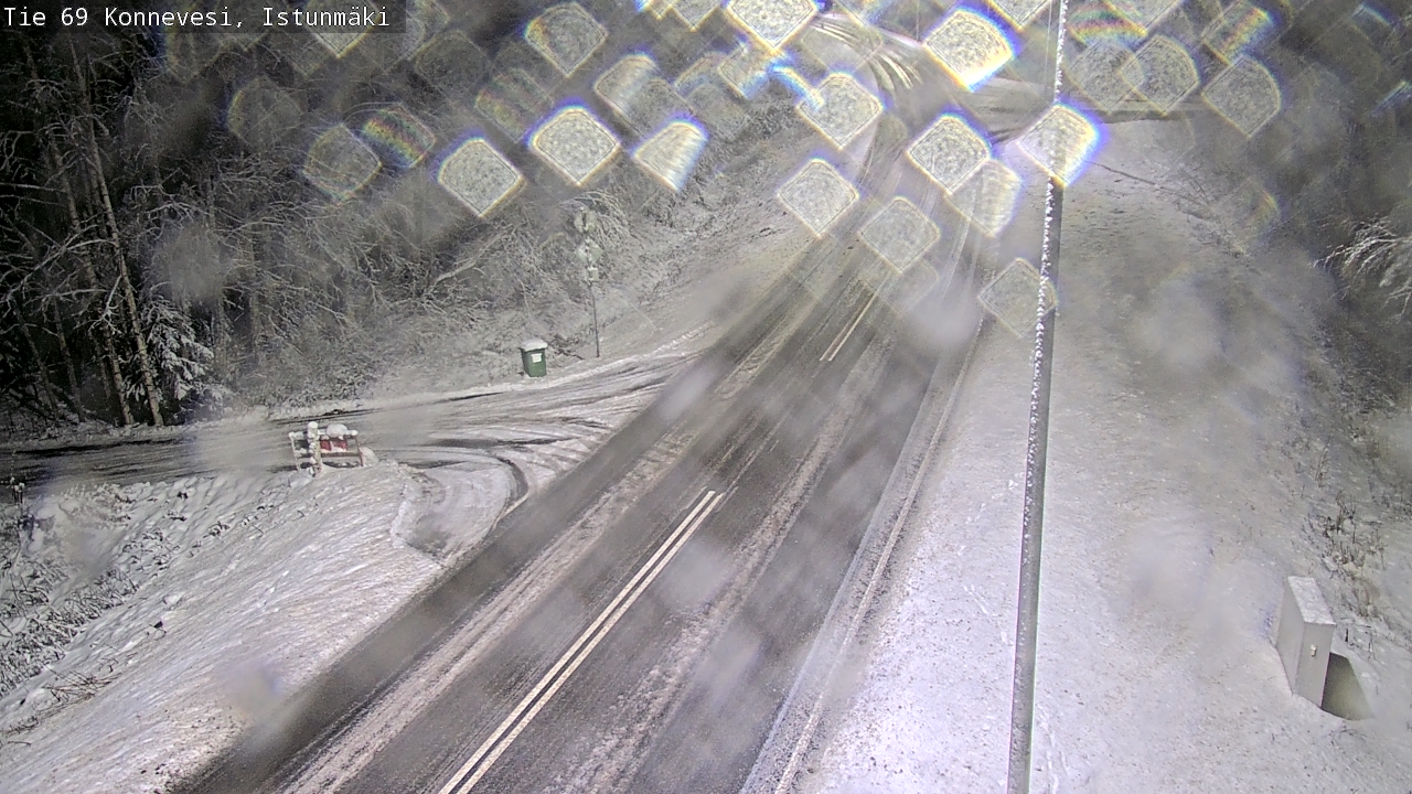 Weather Camera Image Väg 69 Konnevesi, Istunmäki, Konnevesi, Keski-Suomi