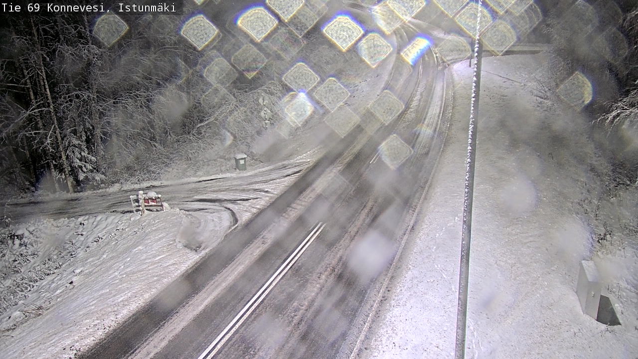 Weather Camera Image Väg 69 Konnevesi, Istunmäki, Konnevesi, Keski-Suomi