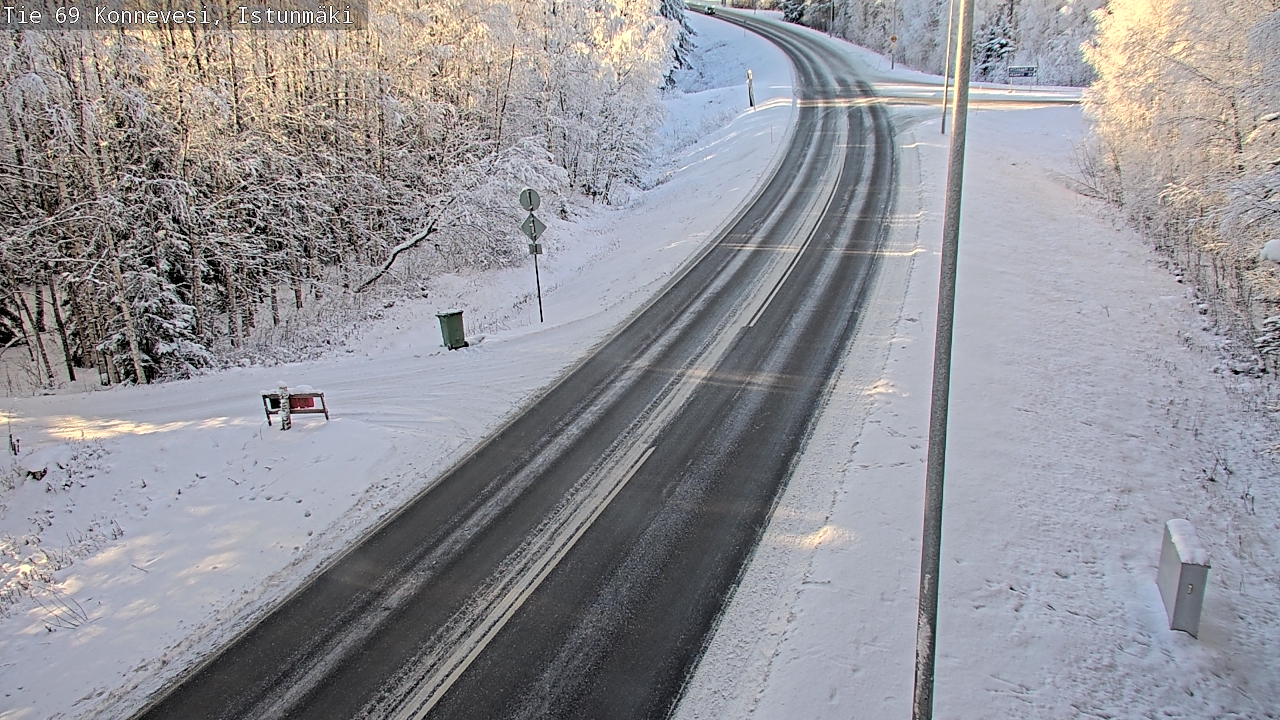 Weather Camera Image Road 69 Konnevesi, Istunmäki, Konnevesi, Keski-Suomi