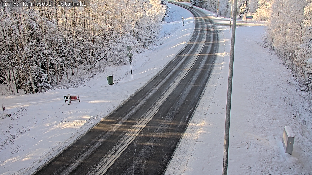 Weather Camera Image Road 69 Konnevesi, Istunmäki, Konnevesi, Keski-Suomi