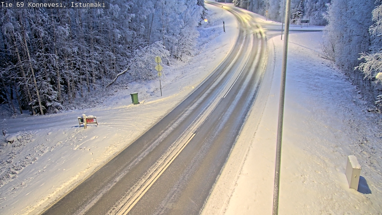 Weather Camera Image Road 69 Konnevesi, Istunmäki, Konnevesi, Keski-Suomi