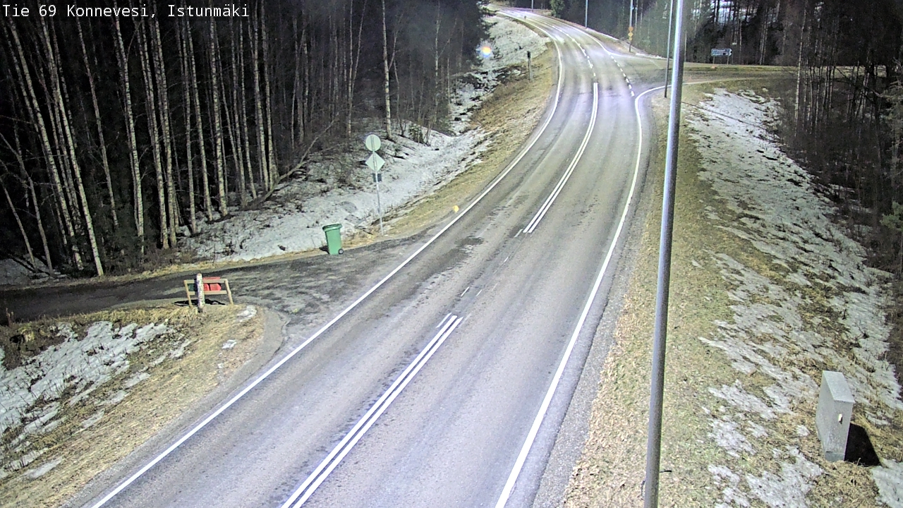 Weather Camera Image Väg 69 Konnevesi, Istunmäki, Konnevesi, Keski-Suomi