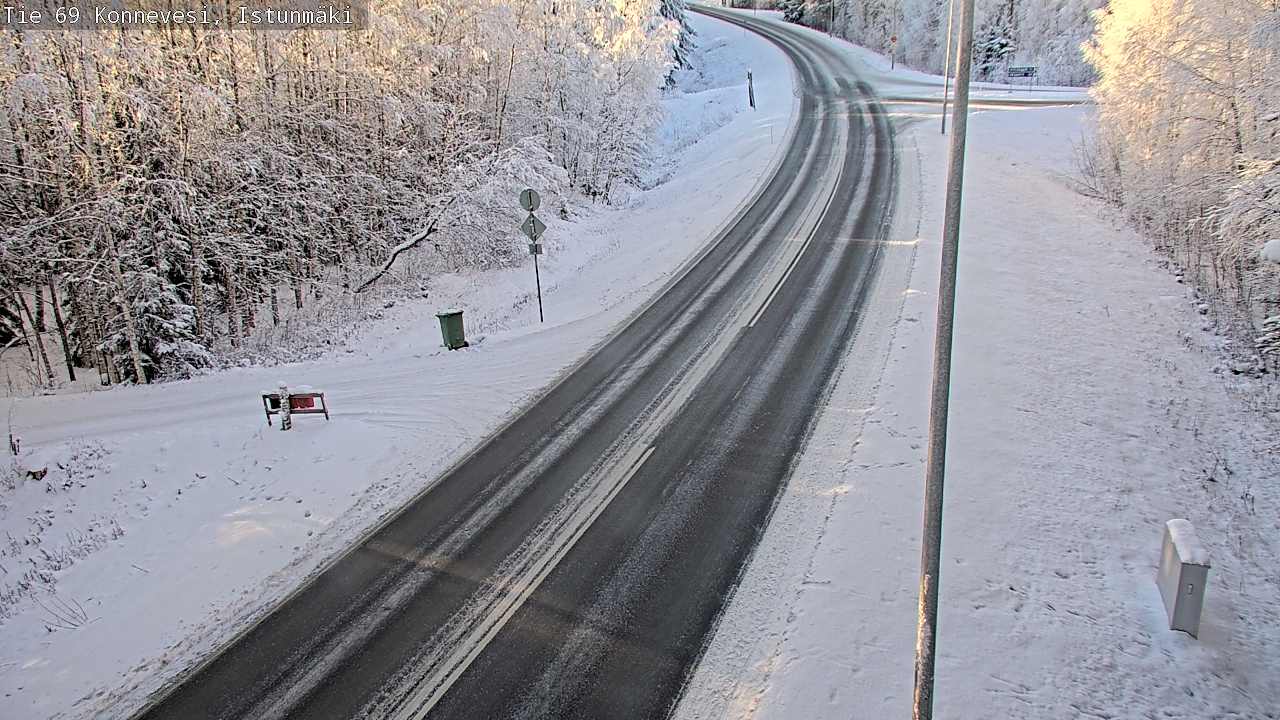 Weather Camera Image Road 69 Konnevesi, Istunmäki, Konnevesi, Keski-Suomi