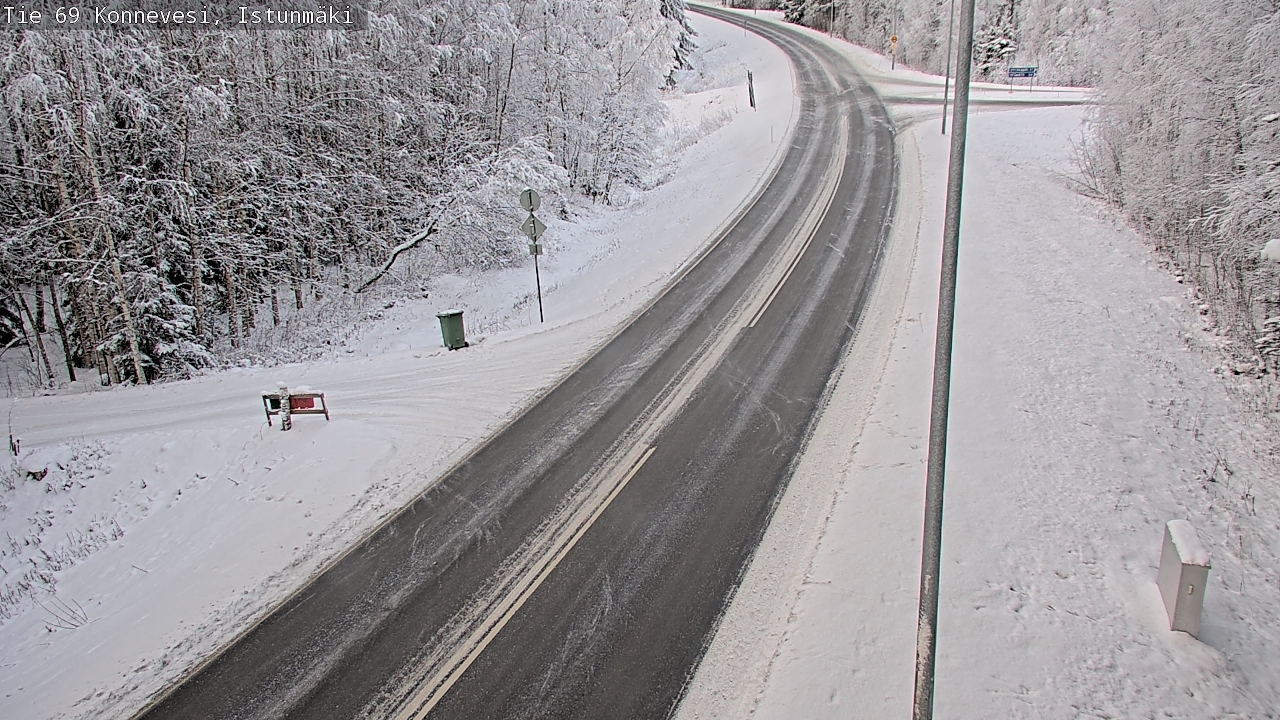 Weather Camera Image Road 69 Konnevesi, Istunmäki, Konnevesi, Keski-Suomi