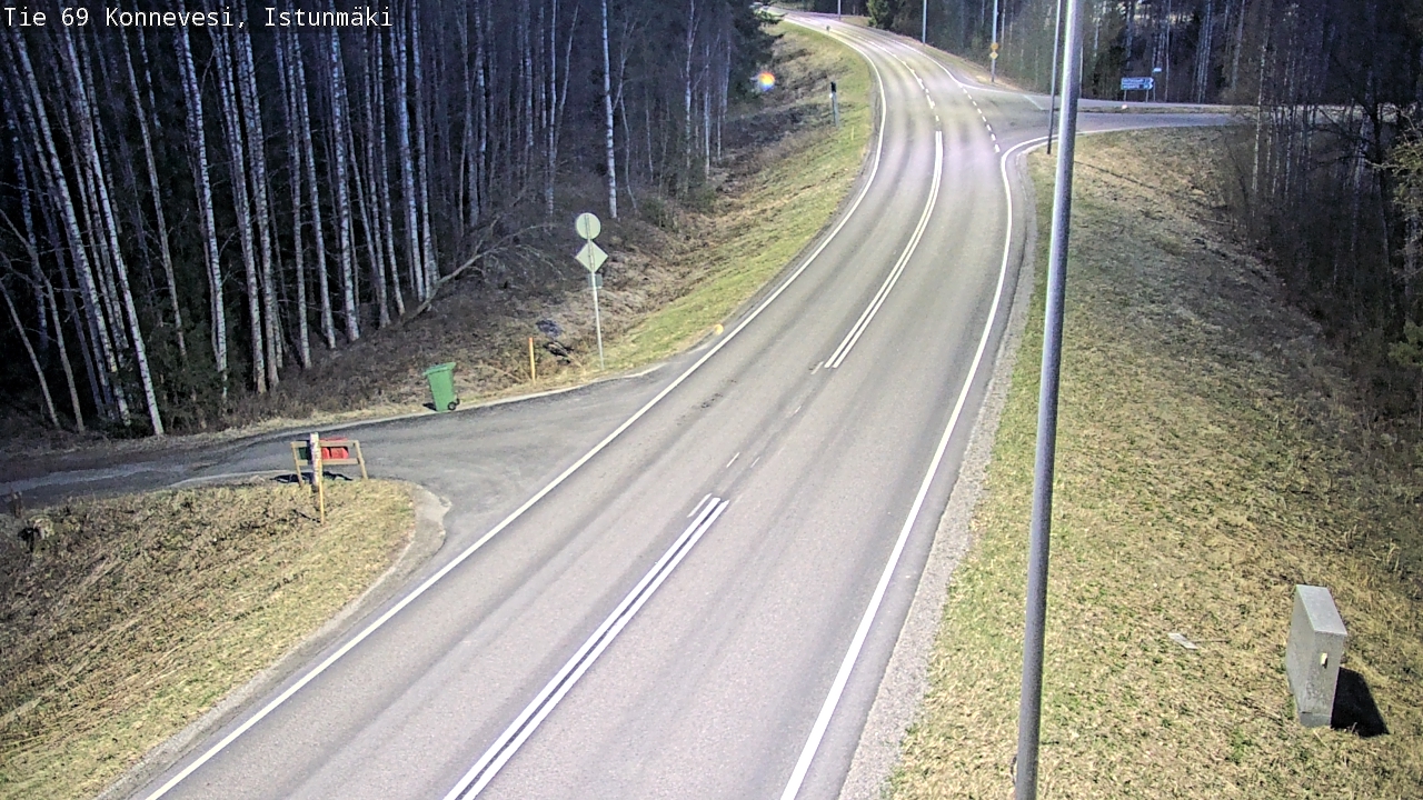 Weather Camera Image Road 69 Konnevesi, Istunmäki, Konnevesi, Keski-Suomi