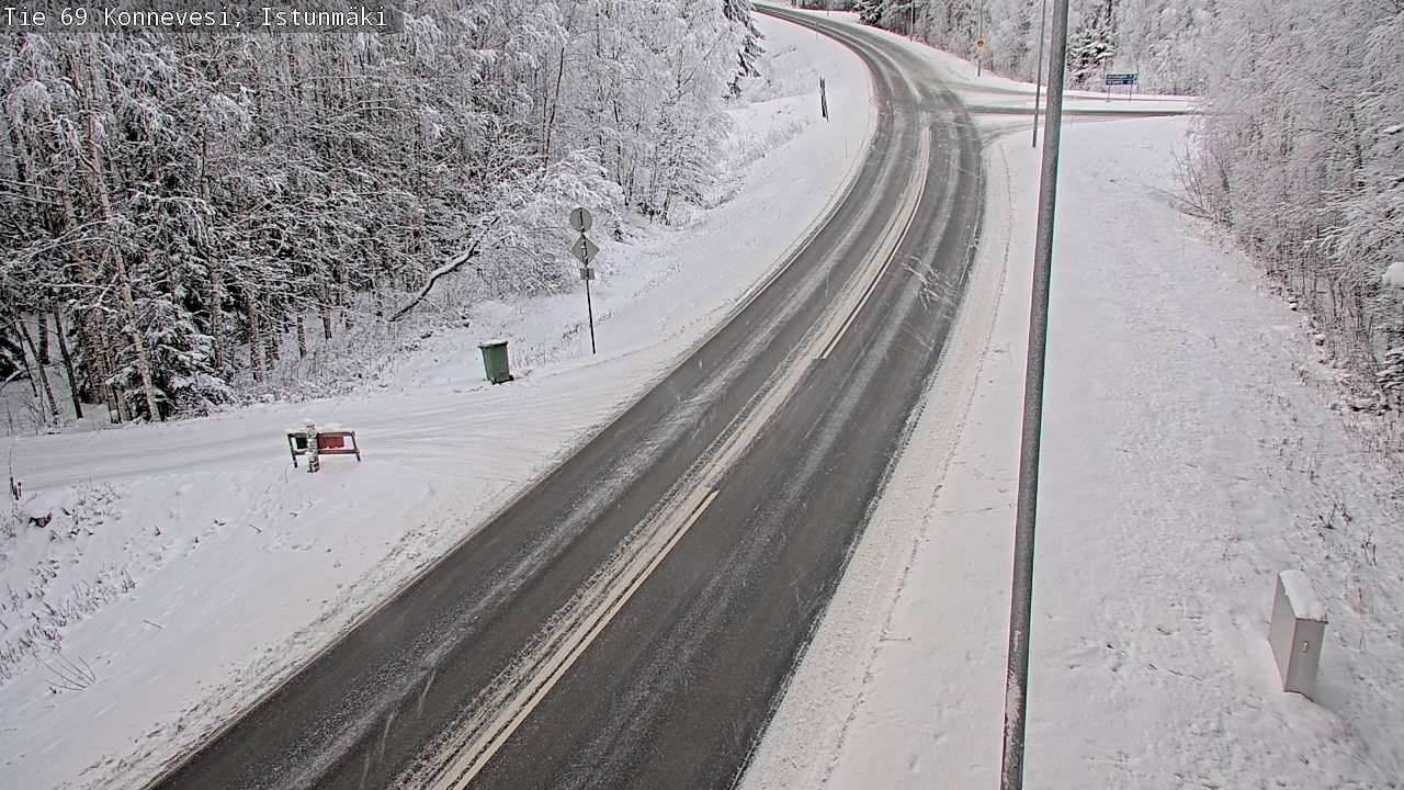 Weather Camera Image Road 69 Konnevesi, Istunmäki, Konnevesi, Keski-Suomi