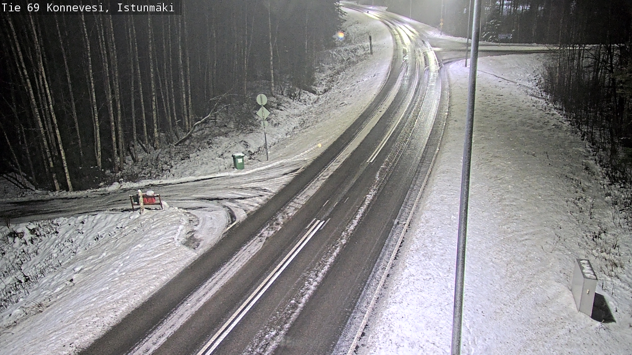 Weather Camera Image Väg 69 Konnevesi, Istunmäki, Konnevesi, Keski-Suomi