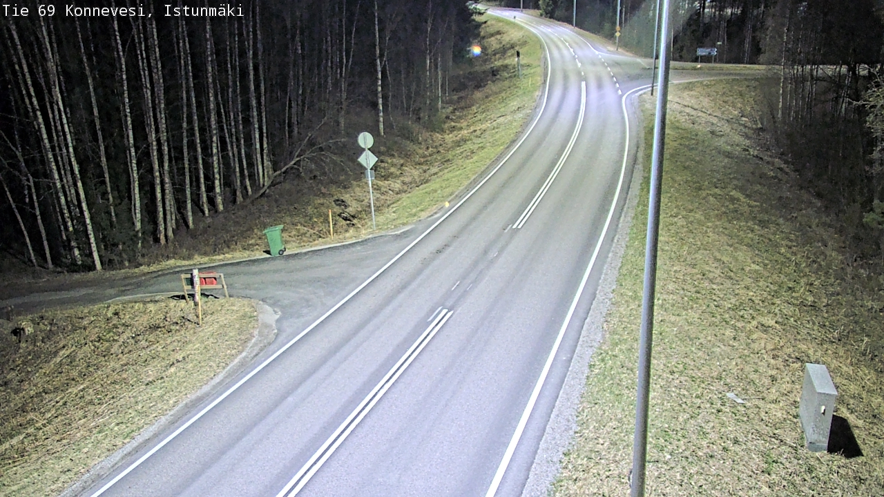 Weather Camera Image Road 69 Konnevesi, Istunmäki, Konnevesi, Keski-Suomi