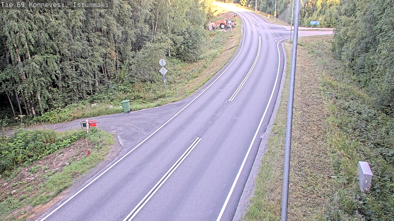 Weather Camera Image Road 69 Konnevesi, Istunmäki, Konnevesi, Keski-Suomi