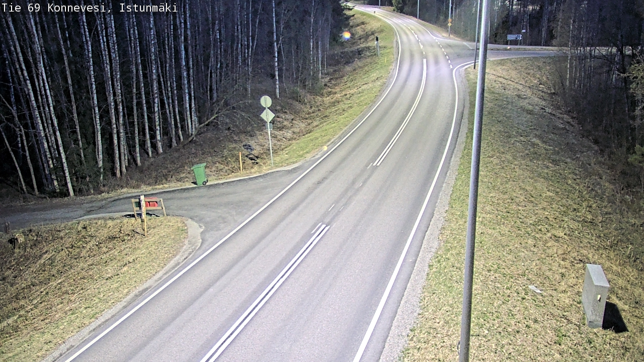 Weather Camera Image Väg 69 Konnevesi, Istunmäki, Konnevesi, Keski-Suomi